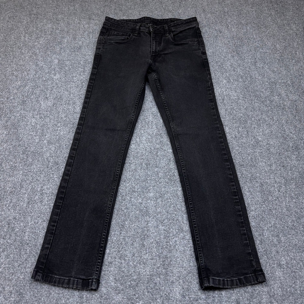 The Perfect Jean NYC Slim Fit Jeans Mens 28x30 Steel Faded Black Stretch Denim